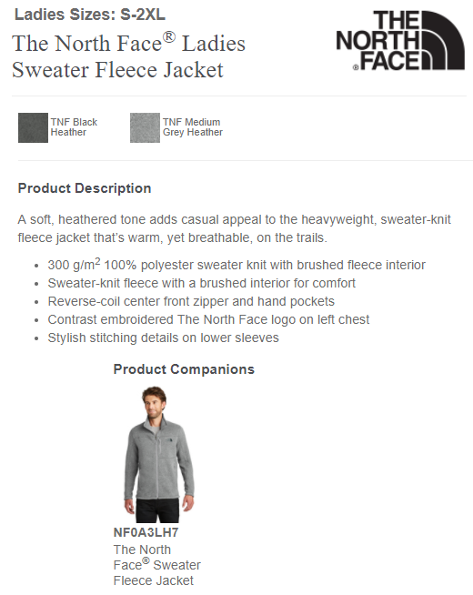 The North Face Ladies Sweater Fleece Jacket Nf0a3lh8 Hi Visibility Jackets Dickies Ogio Bags Suits Carhartt