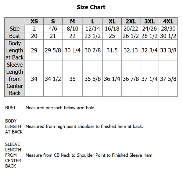 Eddie bauer jacket size on sale chart