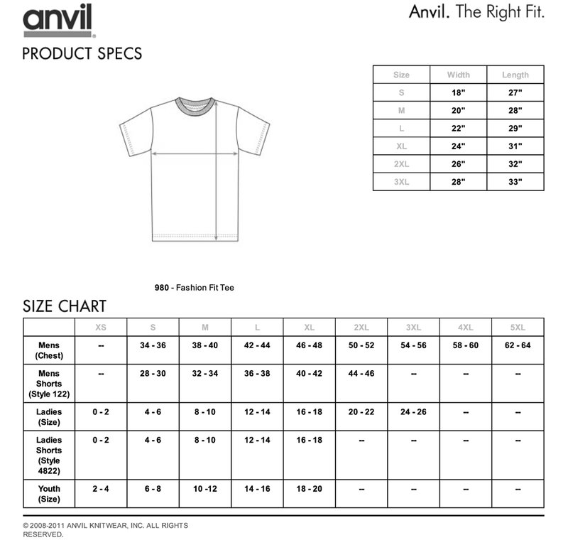 Size Chart & Shirt Colors | BEARDED SHIRTS